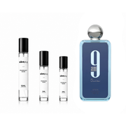 9am Dive Afnan fragrance sample bottle from The Scent Plug, featuring a sleek design and clear label.