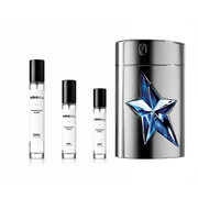 A Men Mugler decant sample bottle displayed with the fragrance label and packaging details.