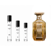 Sample of Adonis Velixir by The Scent Plug, showcasing the decant bottle with a sleek design and label.