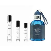 Al Barari Coral Zimaya decant sample bottle from The Scent Plug, showcasing elegant packaging and liquid fragrance inside.