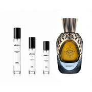 Amora Serenity Atralia Decant from The Scent Plug, showcasing a sleek fragrance bottle with a modern design.