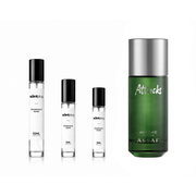 Attacks Assaf Decant by The Scent Plug showing a small sample bottle with the product label and branding.