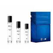Sample of BMW M 1985 fragrance decant by The Scent Plug, featuring a small bottle with a sleek design and label.