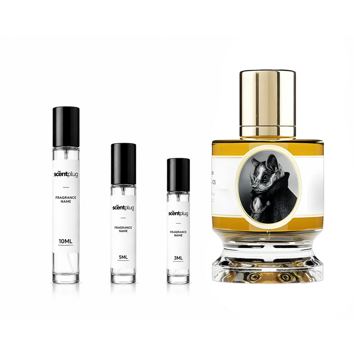 Decant of Bat Edition 2020 Zoologist Perfumes in a sample size, showcasing the unique fragrance bottle and branding.