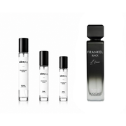 Black Elixir Assaf decant sample from The Scent Plug showcasing the dark-colored fragrance bottle on a neutral background.