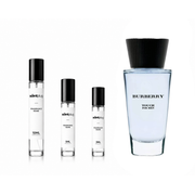 Sample of Burberry Touch EDT by The Scent Plug, featuring the bottle and packaging for a luxurious fragrance experience.