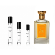 Citrus Brasilis Granado Decant sample by The Scent Plug, featuring a clear glass bottle with a citrus-scented fragrance.