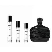 Dark Rebel by John Varvatos scent sample bottle from The Scent Plug, showcasing the dark, edgy fragrance design.