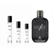Sample of Elixir Dao Atralia decant from The Scent Plug, showcasing the elegant bottle and label design.