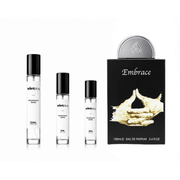 Embrace Lattafa Perfumes decant sample bottle from The Scent Plug, showcasing the fragrance packaging and label.