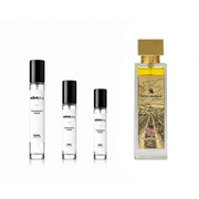 Sample bottle of Enigma of Taif Swiss Arabian perfume decant by The Scent Plug, featuring a sleek, elegant design.