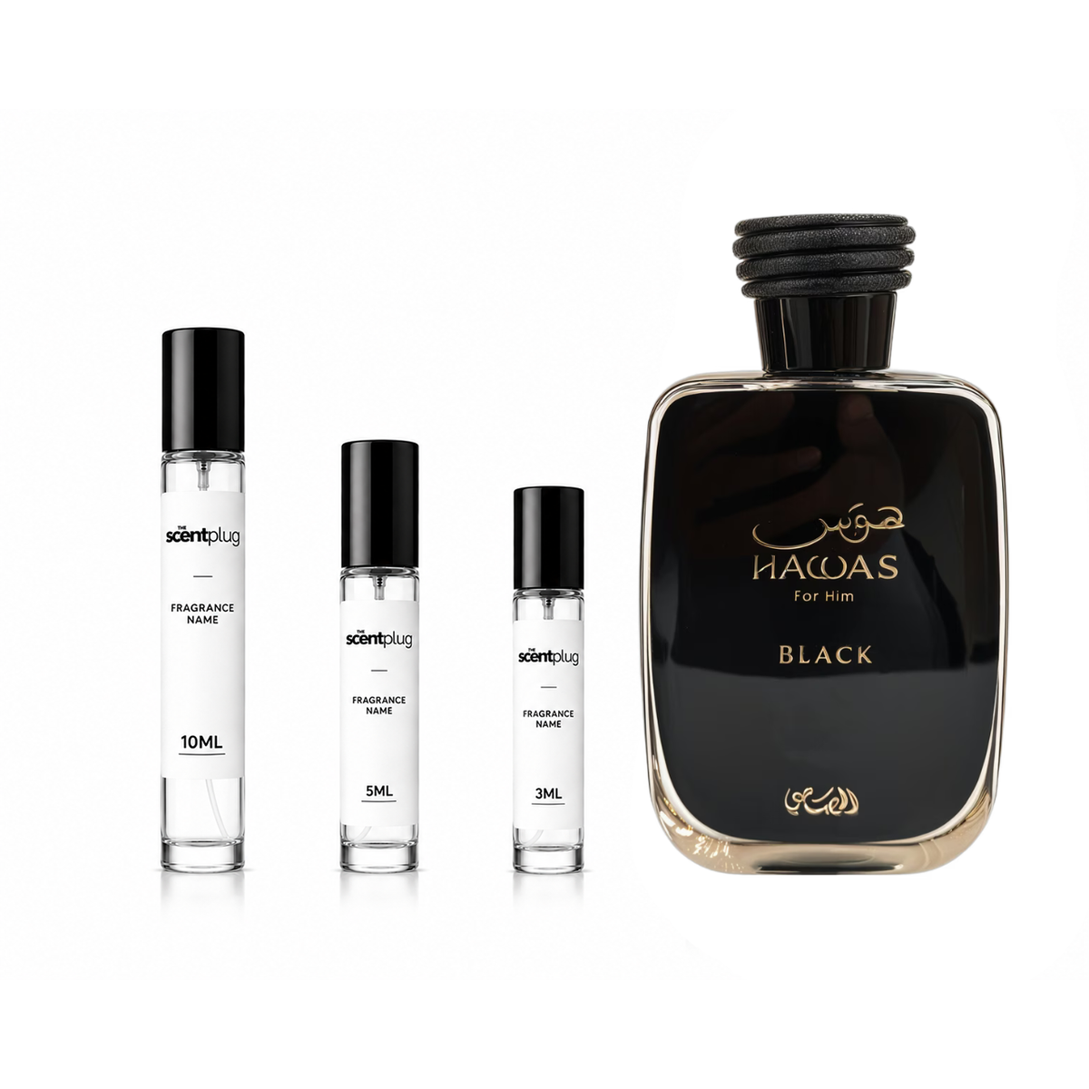 Hawas Black Rasasi Decant (Sample)