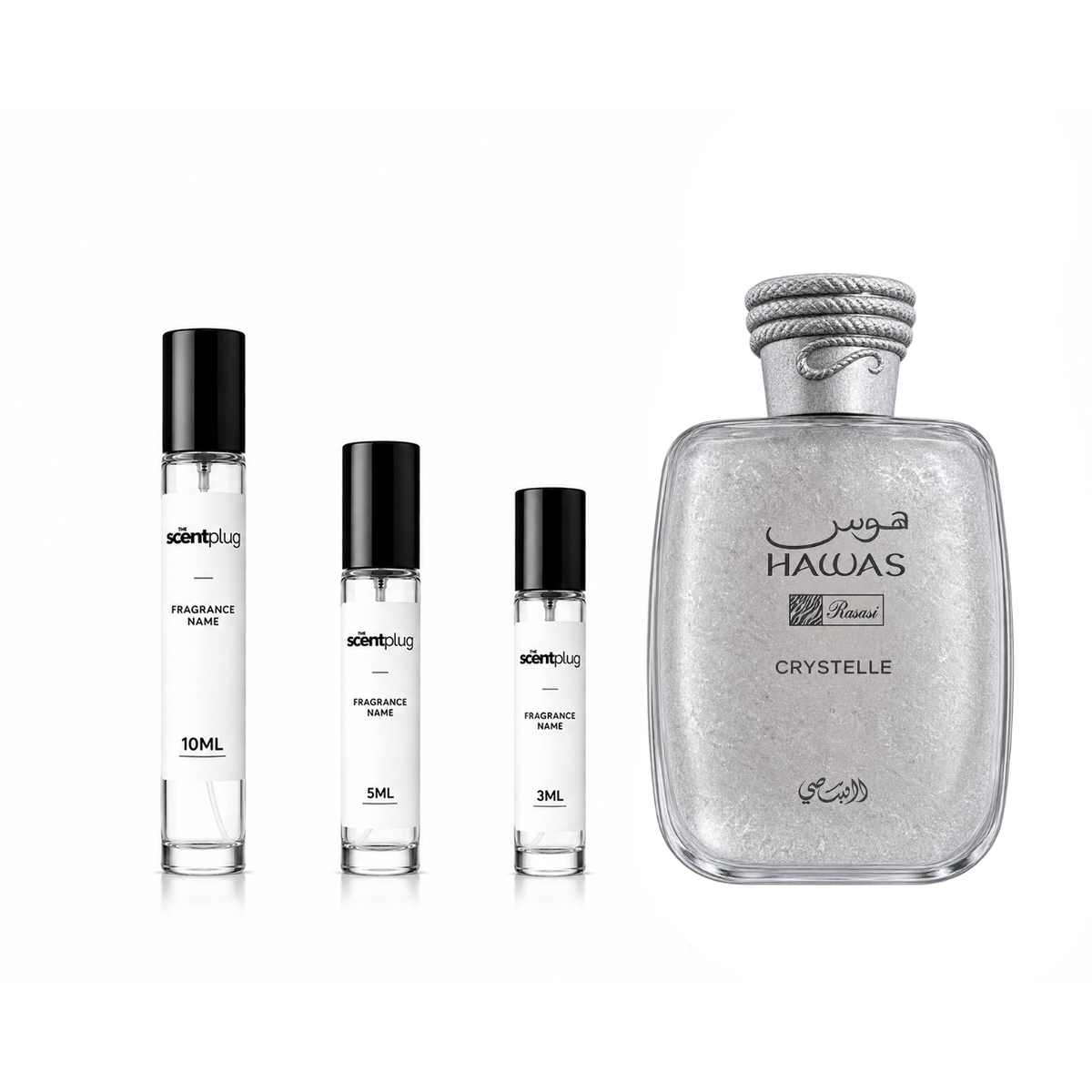 Hawas Crystelle Rasasi Decant (Sample)