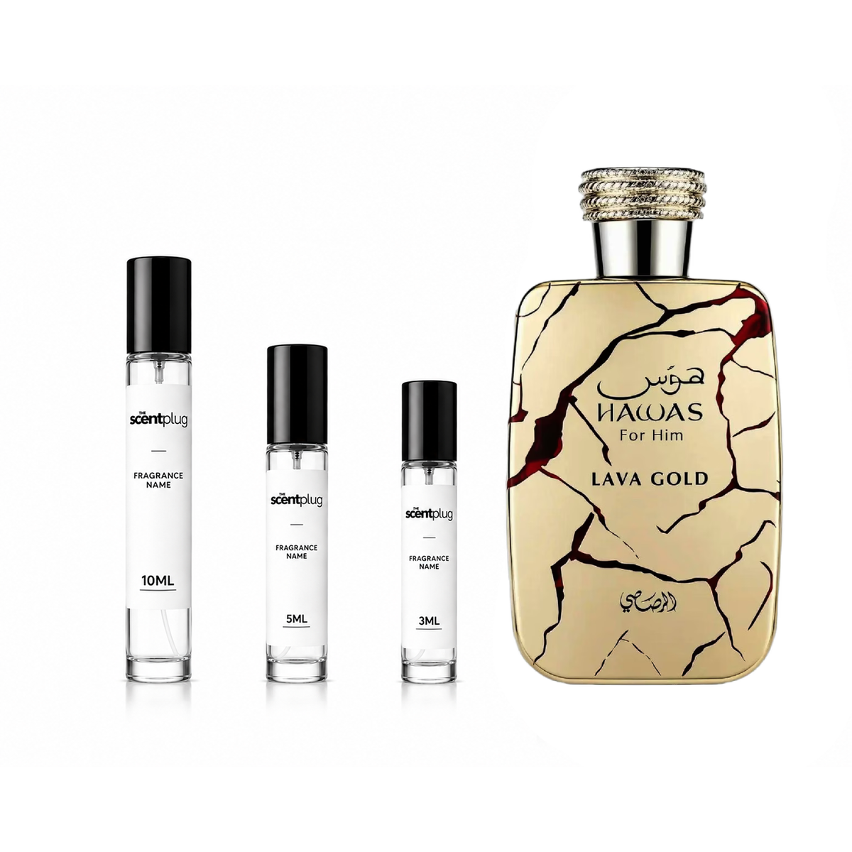 Hawas Lava Gold Rasasi Decant (Sample)