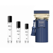 Historic Olmeda Afnan decant from The Scent Plug, featuring a clear glass bottle with a decorative cap and elegant label design.