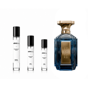 Icarus Velixir Decant sample bottle from The Scent Plug with a sleek design and label featuring the product name.