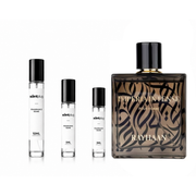 Imperia Intense Rayhaan perfume decant sample by The Scent Plug, showcasing the elegant fragrance bottle and branding.