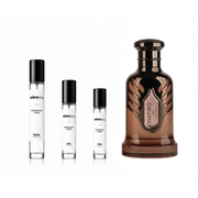 Inspiro Men Riiffs perfume decant sample by The Scent Plug, featuring a sleek bottle and elegant packaging.