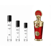 Johra Nusuk Decant sample from The Scent Plug, showcasing a sleek bottle design for this luxury fragrance.