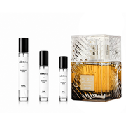 Sample of Khamrah Qahwa Lattafa Perfumes decant in a small vial, showcasing the fragrance label and packaging details.