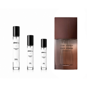 Sample decant of L'Eau d'Issey pour Homme Wood & Wood by Issey Miyake, showcasing the fragrance bottle and branding.