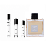 Sample of L'homme Ideal eau de toilette by The Scent Plug, showcasing the decant bottle with elegant design.
