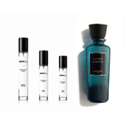 Sample of La'dor Bakhur Laverne decant by The Scent Plug, showcasing the elegant bottle design and label details.