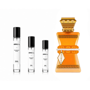 Le Sablier Zeus decant sample bottle from The Scent Plug, with elegant packaging and sleek design for fragrance sampling.