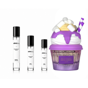 Decant of Mallow Madness by Lattafa Perfumes, sample size from The Scent Plug, showcasing the perfume bottle with floral design