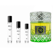 Mawj Appletini PARIS CORNER decant sample from The Scent Plug, featuring a sleek bottle design with vibrant apple and citrus scent notes.