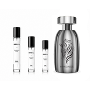 Sample of Mykonos Untamed Extrait de Parfum by The Scent Plug, showing the elegant perfume decant container.