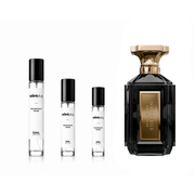 Narcissus Velixir decant sample from The Scent Plug, showing the small bottle with elegant label and cap design.