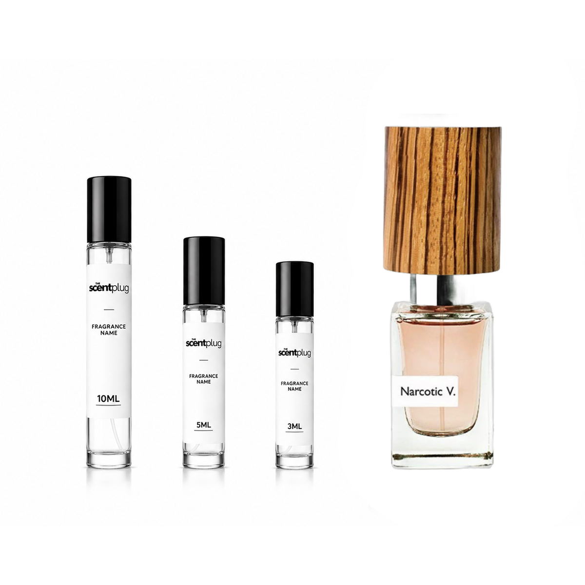 Decant of Narcotic Venus by Nasomatto, featuring the perfume bottle with elegant design and branding for sample use.