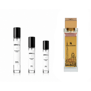 Decant of Opulence of Dubai by Swiss Arabian, a fragrance sample featuring luxurious oriental scent in a small bottle.