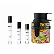 Odyssey BA HA MAS Armaf perfume decant sample bottle from The Scent Plug featuring a sleek design and label.