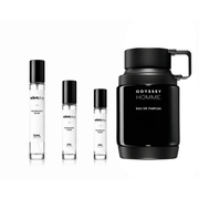 Odyssey Homme Armaf fragrance sample bottle from The Scent Plug, featuring sleek packaging and branding.