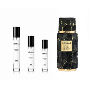 Old Money Armaf fragrance decant by The Scent Plug, showcasing a sample bottle of the luxurious scent in a sleek container.