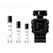 Phantom Parfum Rabanne decant sample bottle, showcasing sleek design and branding for the popular fragrance.