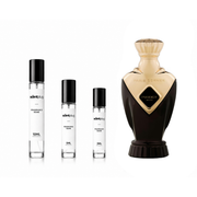 Prodigy Noir PARIS CORNER decant sample from The Scent Plug, featuring a sleek bottle with elegant black design and branding.