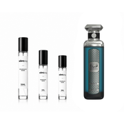 Sample of Qasida Bakhour FAAN decant by The Scent Plug, showcasing the fragrance bottle with intricate design details.