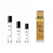 Sample of Soul of Bali Swiss Arabian perfume decant by The Scent Plug, showing the small fragrance bottle on a neutral background.