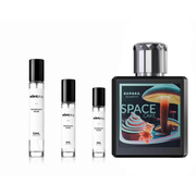 Sample of Space Cake Superz from The Scent Plug, featuring a colorful decant bottle design for the fragrance.