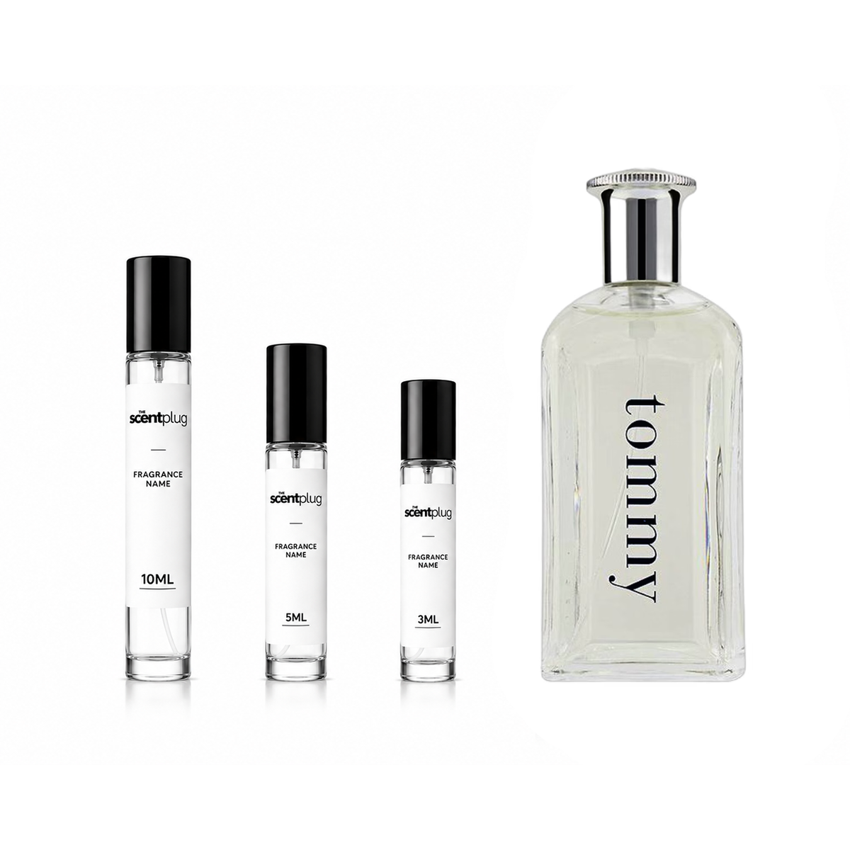 Tommy Hilfiger decant sample bottle by The Scent Plug, showcasing the classic Tommy Hilfiger fragrance design and branding.