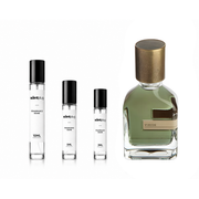 Viride Orto Parisi decant sample bottle, showcasing the fragrance with elegant packaging and branding details.