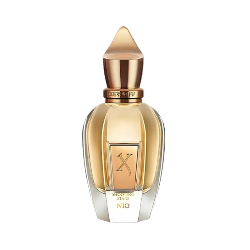 Pre-order Xerjoff Nio Eau de Parfum bottle with elegant design, showcasing the luxury fragrance brand's signature style.