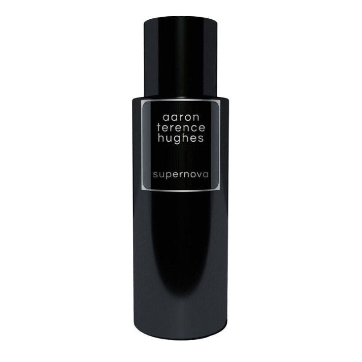 Aaron Terence Hughes Supernova extrait de parfum spray in 1.7 oz bottle, sleek design and elegant packaging visible.