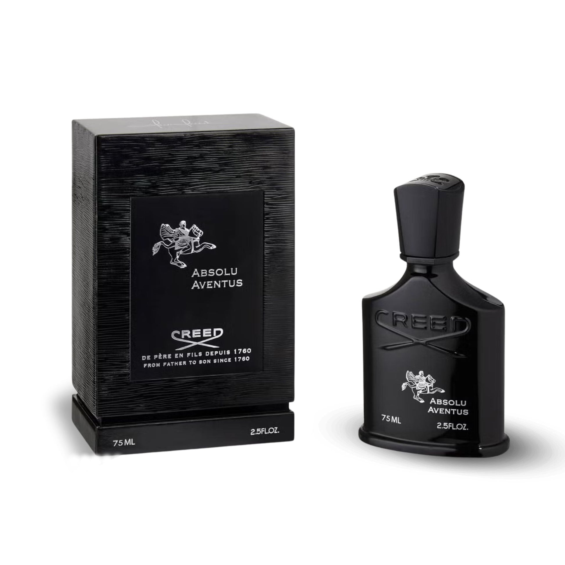 Creed Aventus Absolu Eau De Parfum bottle with elegant packaging and branding, showcasing the luxurious fragrance design.