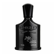 Creed Aventus Absolu Eau De Parfum bottle with elegant label and cap, displayed on a neutral background.