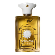 Amouage Beach Hut Man Eau de Parfum spray in 3.4 oz (100ml), featuring a luxurious fragrance bottle with a sleek design.
