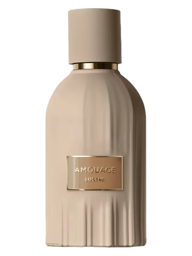 Amouage Lustre Eau de Parfum spray in 3.4 oz (100ml), featuring luxurious fragrance packaging and elegant bottle design.